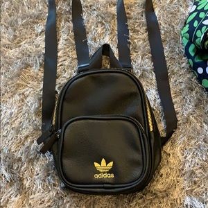 Black adidas mini backpack